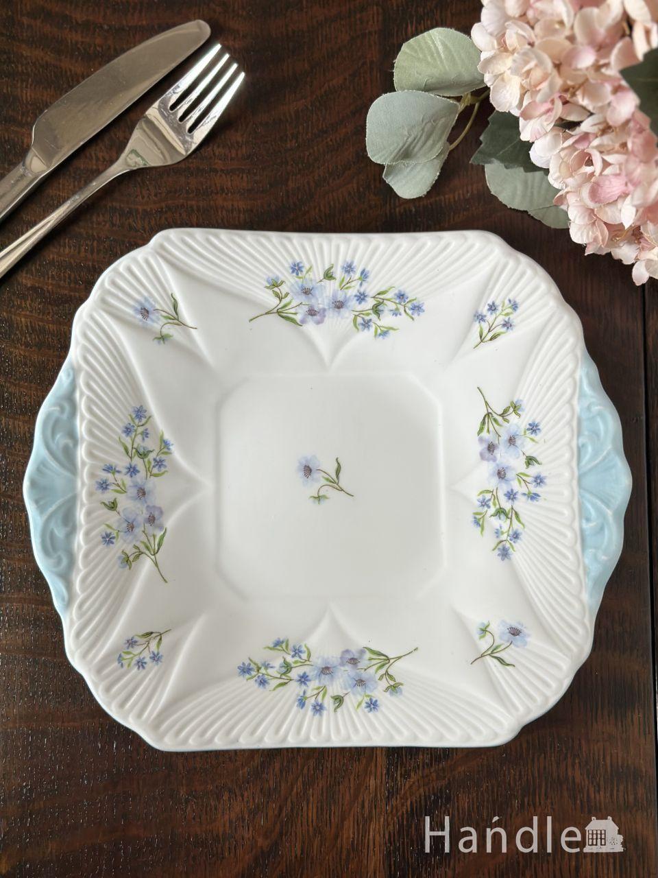 ロイヤルアルバート社の食器、勿忘草のメモリーレーンのアンティーク