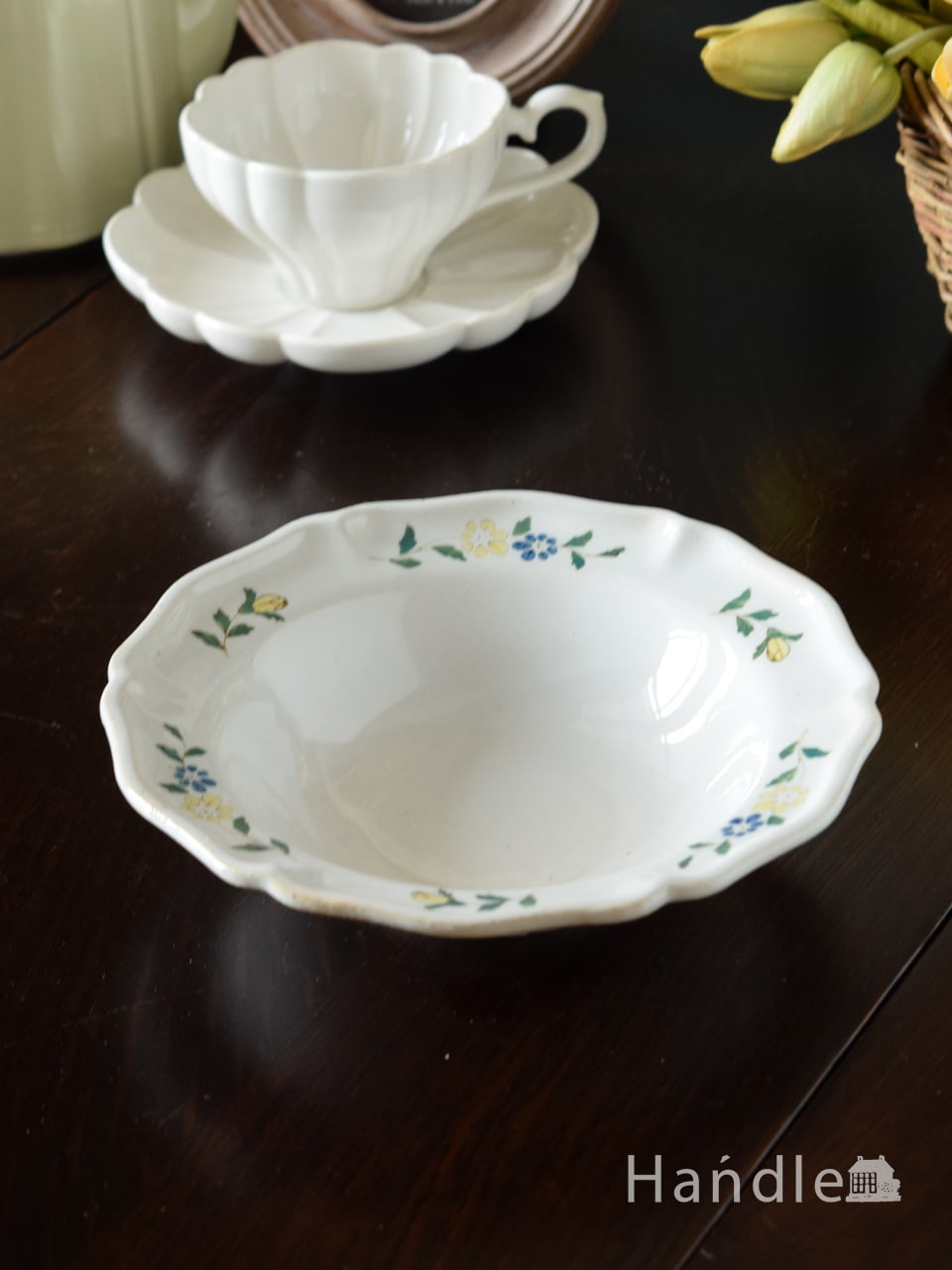 フランスアンティーク調のおしゃれな食器、スタジオエムのデザート