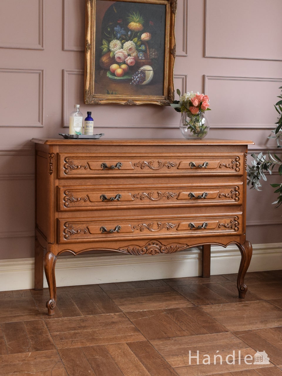 英国アンティークのナチュラルスタイル家具、オールドパインの可愛い3