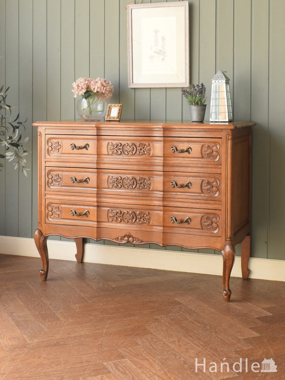 1920年代のアンティーク チェスト オブ ドローワー(j-650-f