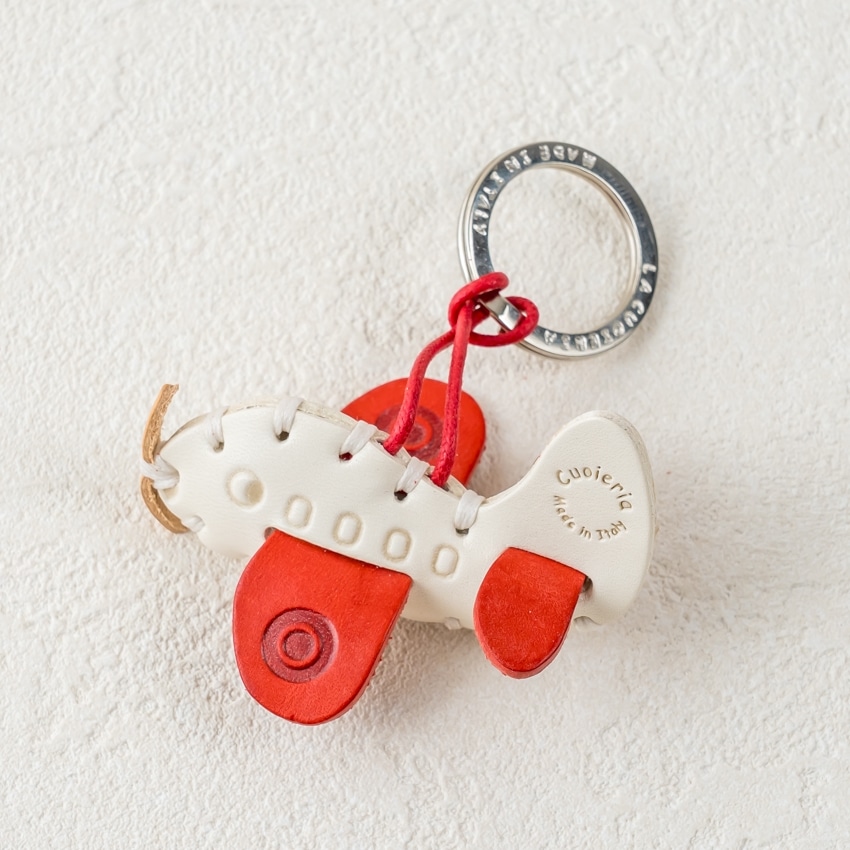 レザーキーホルダー飛行機 赤(赤): HANEDA Shopping | HANEDA Shopping