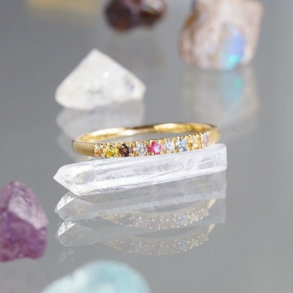 9stones Navaratna necklace /ロシアンレムリアンシード クォーツ