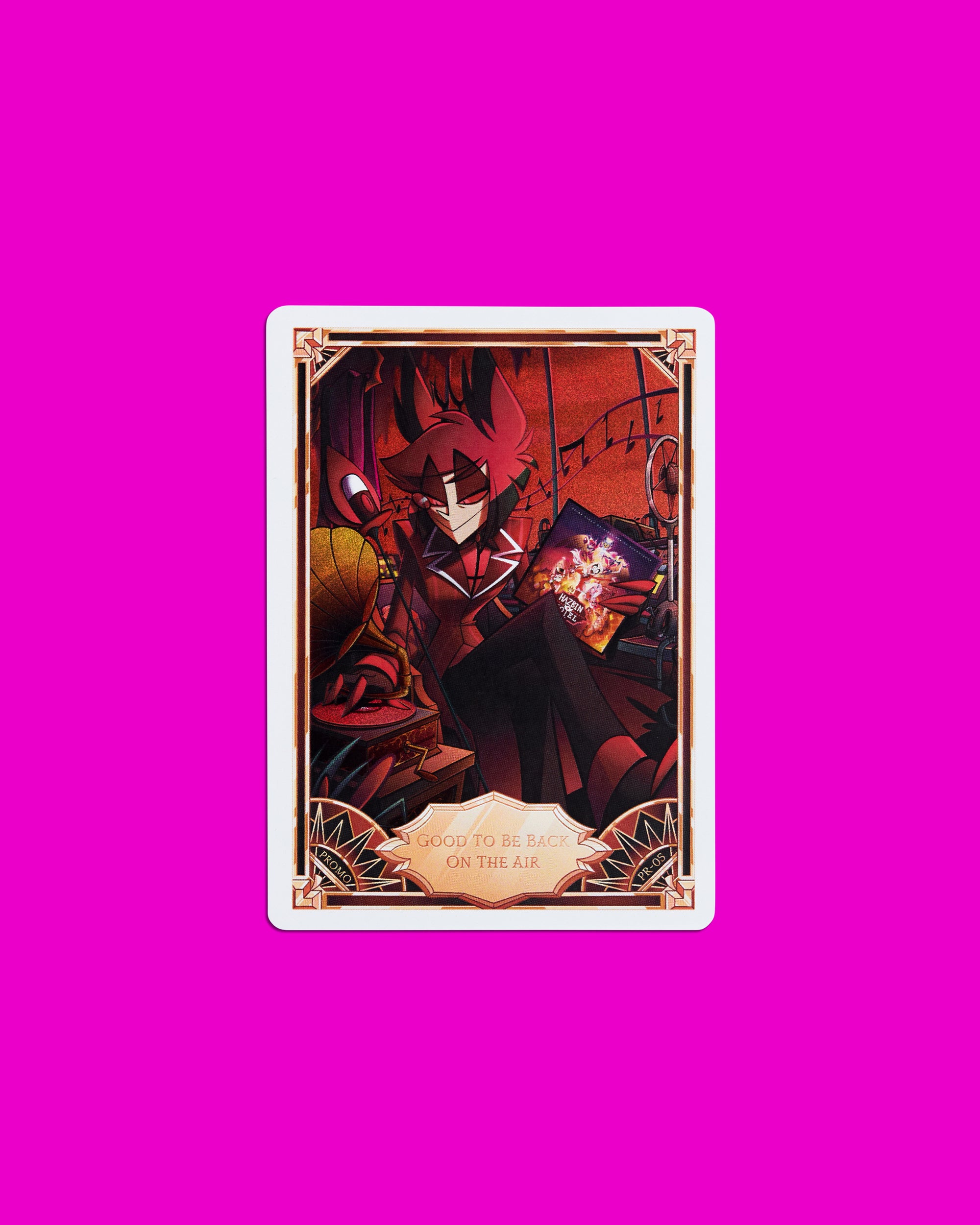 Hazbin Hotel Trading Cards Good To Be Back On The Air Promo Card