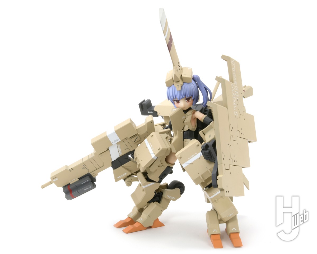 フレームアームズ「輝鎚」をオリジナルガール化！ 全高が低いFA輝鎚を