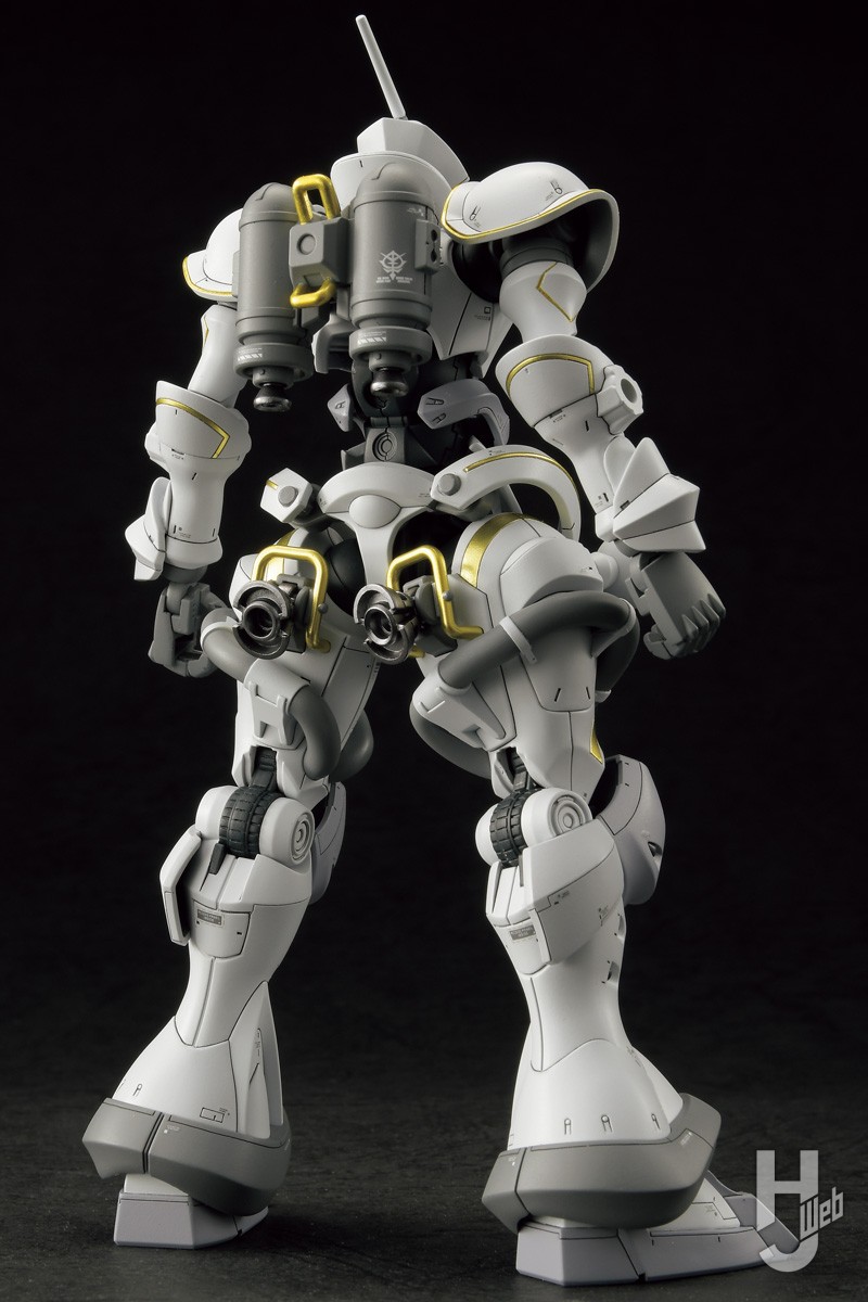 HG エグザベ専用ギャン（ハクジ装備）」を多重装甲を意識しディテール