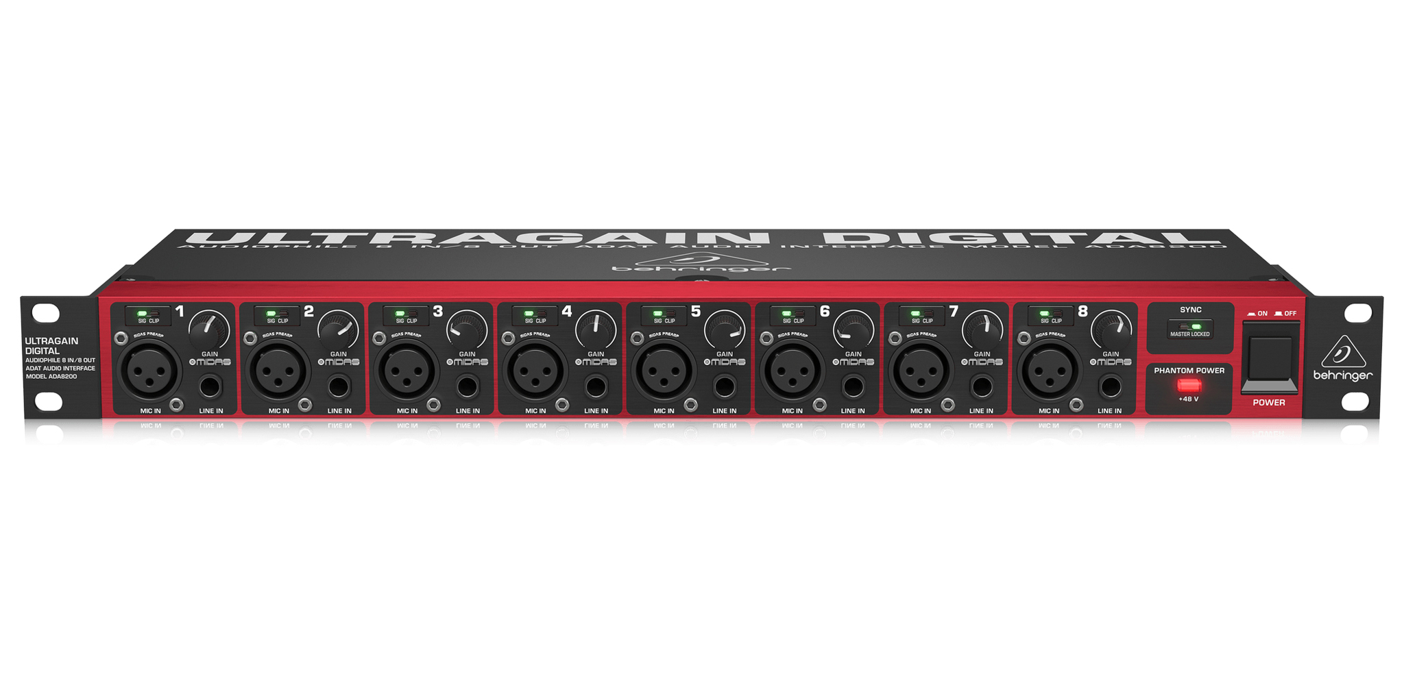 ADAT Audio Interfaces Behringer ADA8200