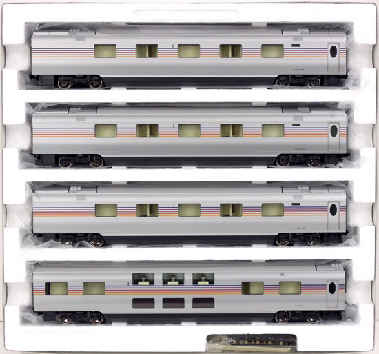 公式]鉄道模型(HO-089JR E26系特急寝台客車 (カシオペア) 4両増結