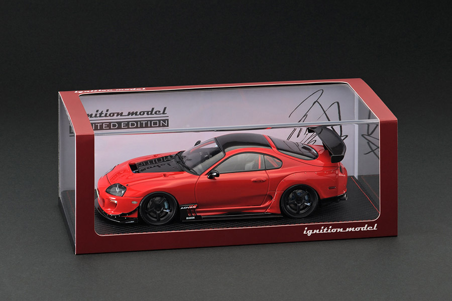 IG1350 1/18 Toyota Supra (JZA80) RZ Orido-Street Ver. Red With MAX