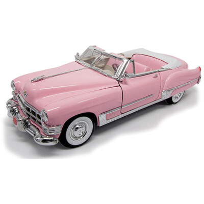1949 CADILLAC COUPE DEVILLE CONVERTIBLE PINK 1:18 SCALE BY ROAD