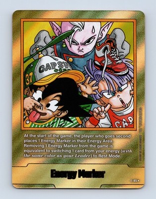 Energy Marker E-85 Gold Manga Booster 02 Dragon Ball Card English