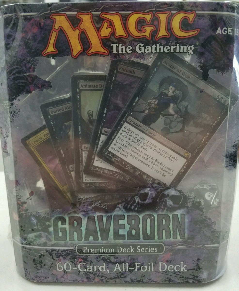 Magic the Gathering MTG Graveborn Premium Foil Deck - 60 Cards