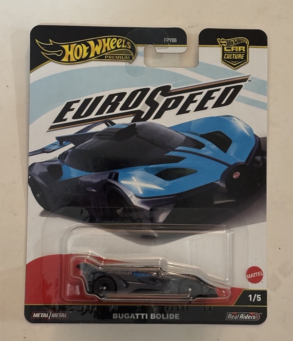 Hot Wheels Premium Eurospeed Bugatti Bolide #1 NEW MOC 2025 *in