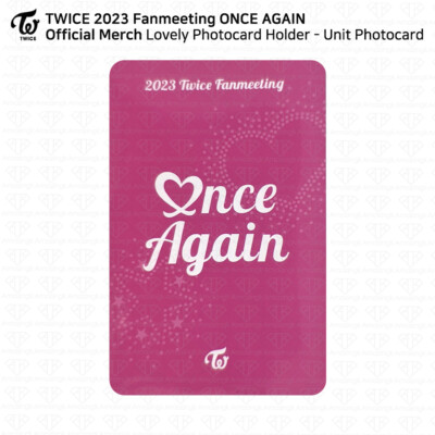 TWICE 2023 Fan Meeting ONCE AGAIN Official MD Lovely Photocard