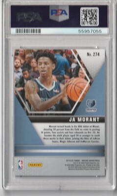 2019 Panini Mosaic #274 - Ja Morant - Debut ROOKIE CARD - PSA 10