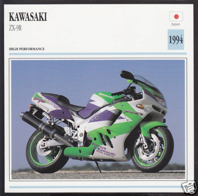1994 Kawasaki ZX-9R ZX9R 900cc Japan Superbike Motorcycle Photo