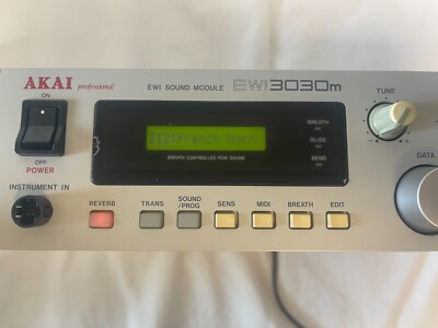 AKAI EWI3030m EWI Wind Synthesizer Sound Module AC100V | eBay