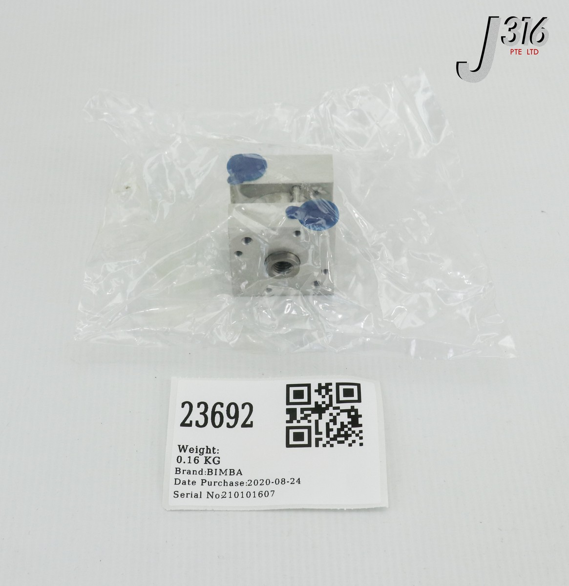 23692 BIMBA AUTODOOR RODLESS CYL, 32MM BORE X 458 STROKE (NEW