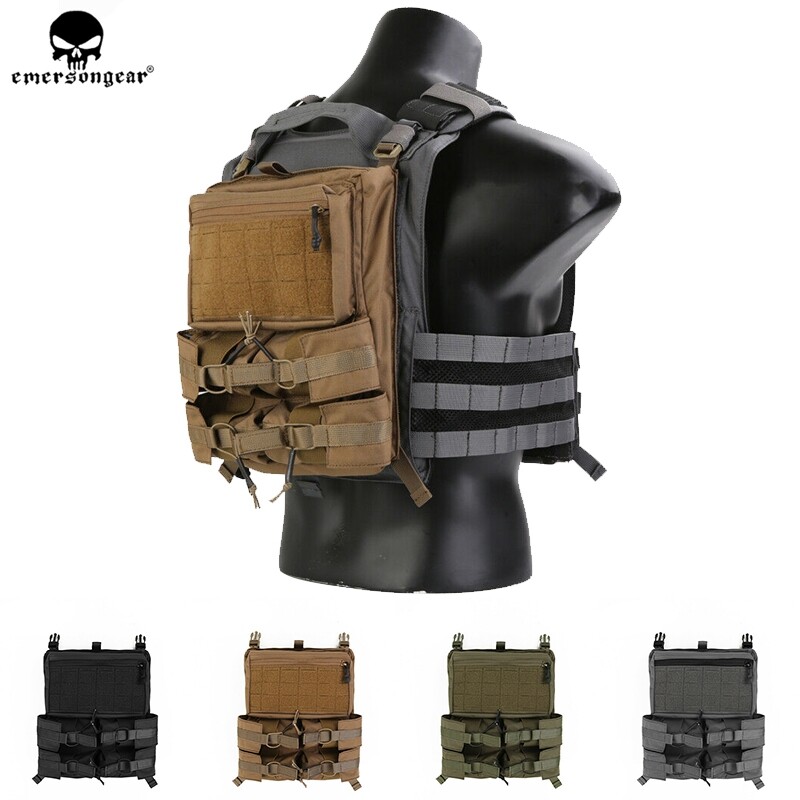 Emerson Tactical Banger Molle Back Panel Vest Plate Carriers Pouch
