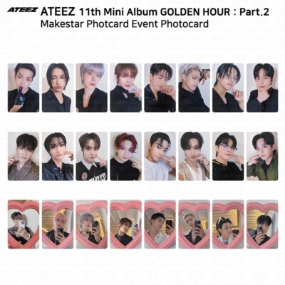 ATEEZ 11th Mini Album Golden Hour Part.2 Makestar Photocard Event