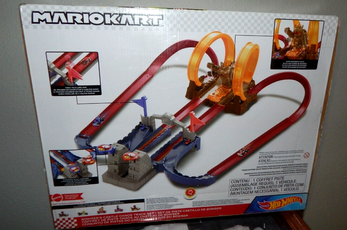 Hot Wheels MarioKart Bowsers Castle Chaos Playset (GNM22) for sale