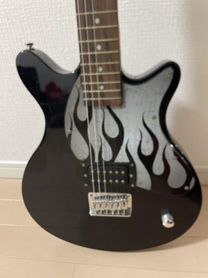 Electric Guitar First Act ME1980 Fire Pattern Black Operation