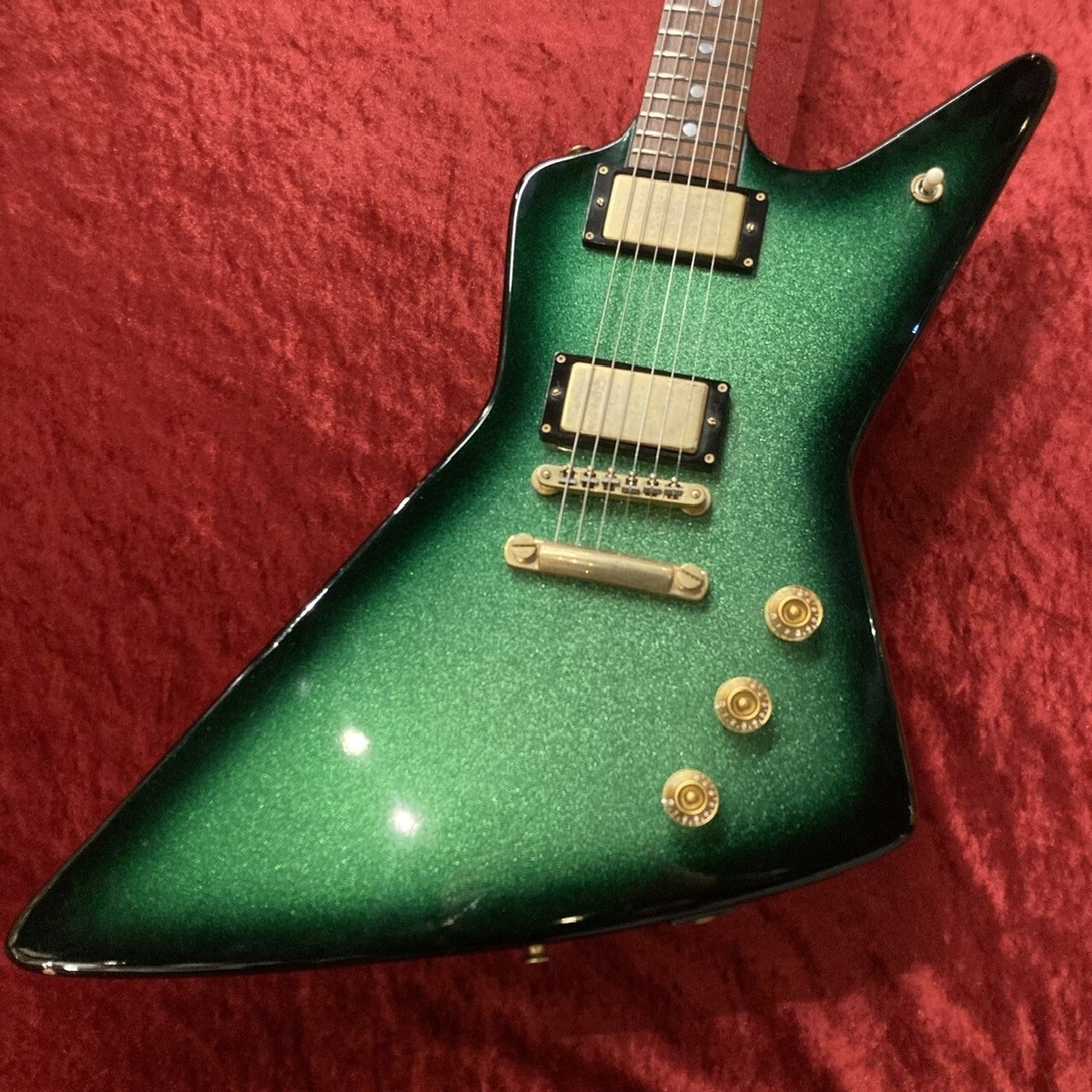 FERNANDES EXP Type Green Sparkle Gold Hardware Made in Japan 1980s