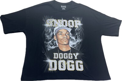 Snoop Dogg Doggy Dogg Mens Black T-Shirt 2XL Dog Supply Rap Tee