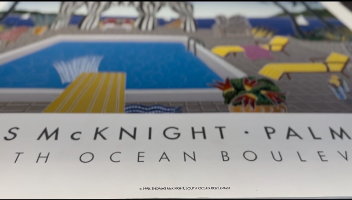 Thomas Mcknight art print Palm beach | eBay