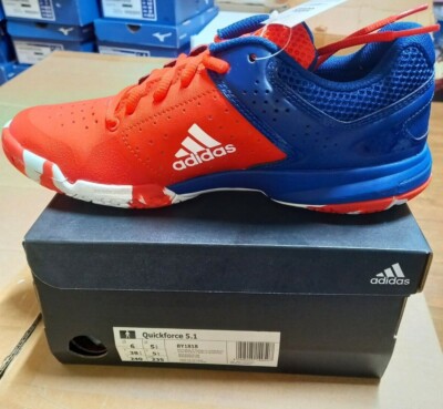 adidas Quickforce 5.1 Unisex Badminton Shoes Indoor Red [US:6