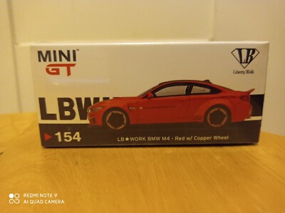 MINI GT 154 LB WORKS BMW M4 Red w/ Copper Wheel LHD | eBay