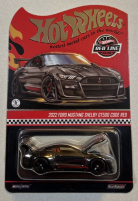 NEW 2024 Hot Wheels RLC 2022 Ford Mustang Shelby GT500 Code Red | eBay
