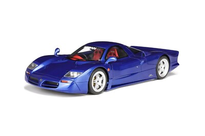 1/18 Nissan R390 GT1 Road Car 1997 Blue Resin Model Car by GT