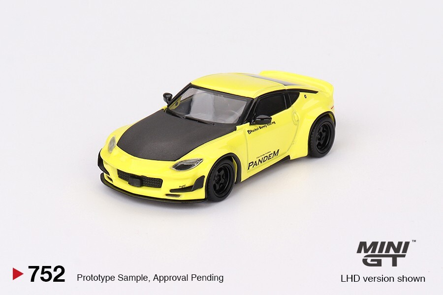 Mini GT 1:64 Nissan Z Pandem Ikazuchi Yellow #752 | eBay