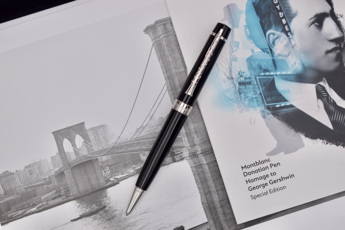 MONTBLANC 2019 Donation Pen Homage to George Gershwin Special