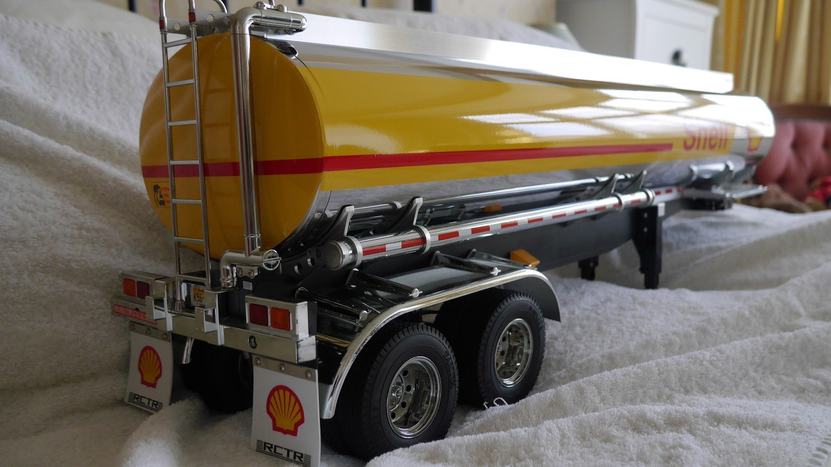 14th 1:14 scale RC FUEL TANKER TRUCK Trailer SHELL stickers decals