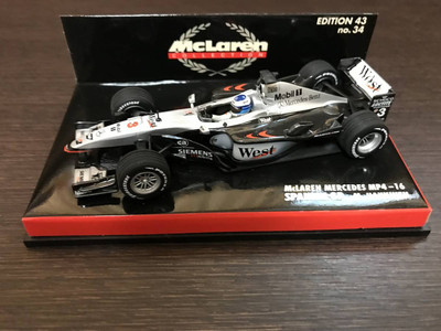 1/43 MINICHAMPS [West] McLaren Mercedes MP4-16 #3 M.Hakkinen Spain