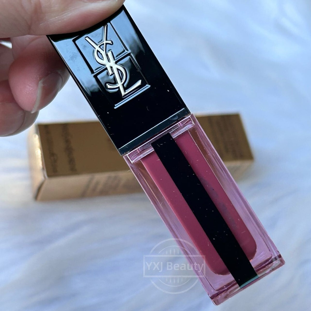 New YSL Water Stain Lip Stain~617 DIVE IN THE NUDE~Full size 0.20