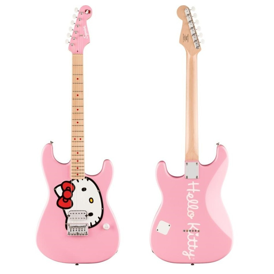 Squier by Fender Limited Edition Hello Kitty Stratocaster Pink