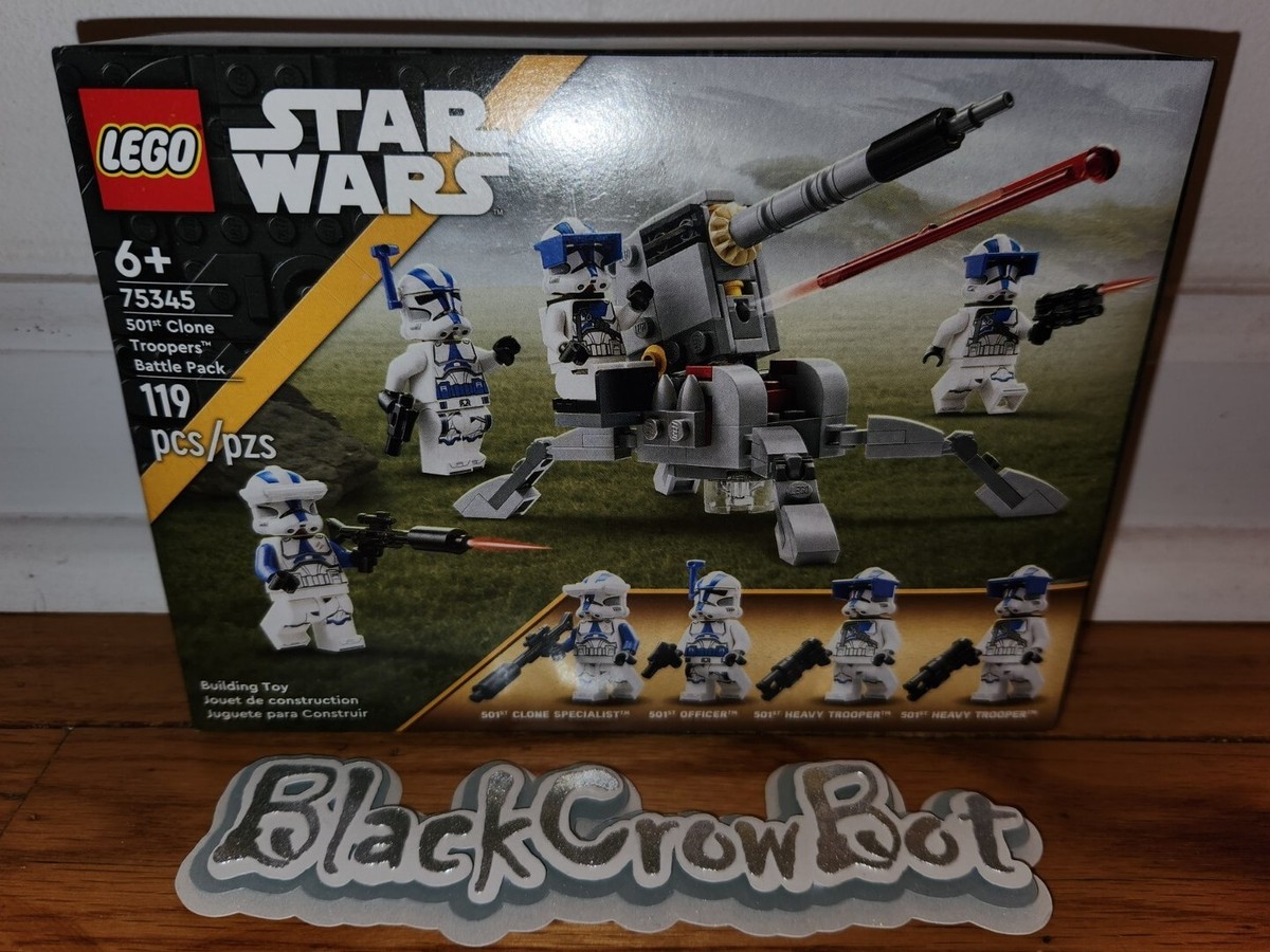 LEGO STAR WARS 501st CLONE TROOPERS BATTLE PACK 75345 CLONE WARS