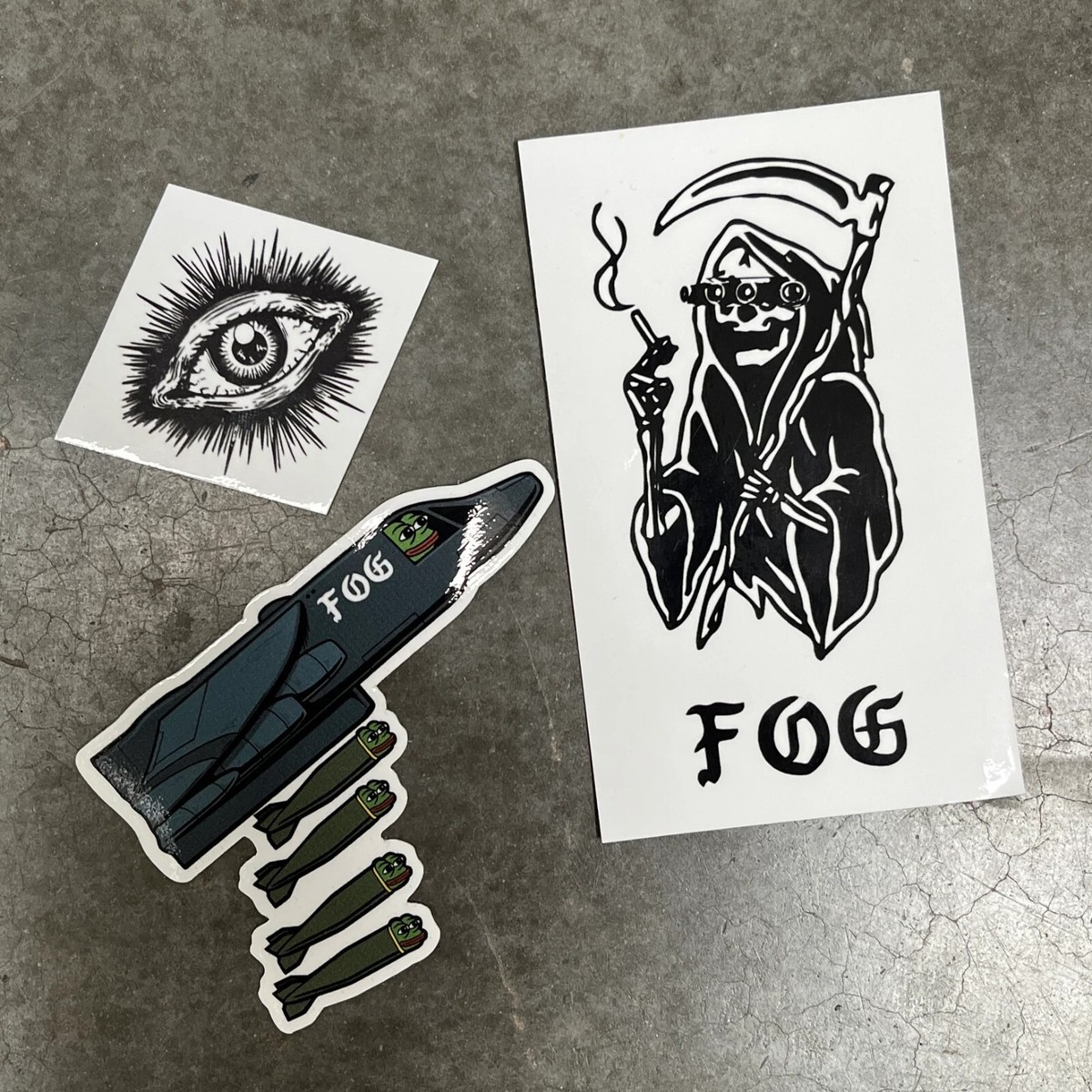 Forward Observations Group FOG Pano Repaer PePe Sticker Slap Set