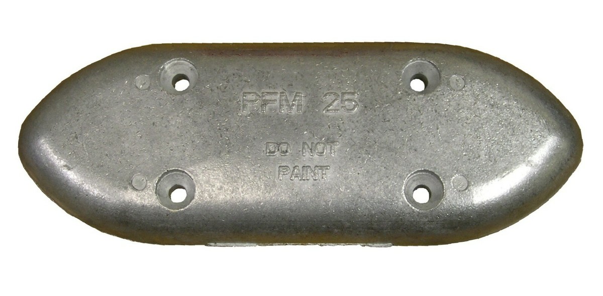 A25/A90 Hull Plate Zinc TEC-Z-404/TEC-25 Zinc Anode | eBay