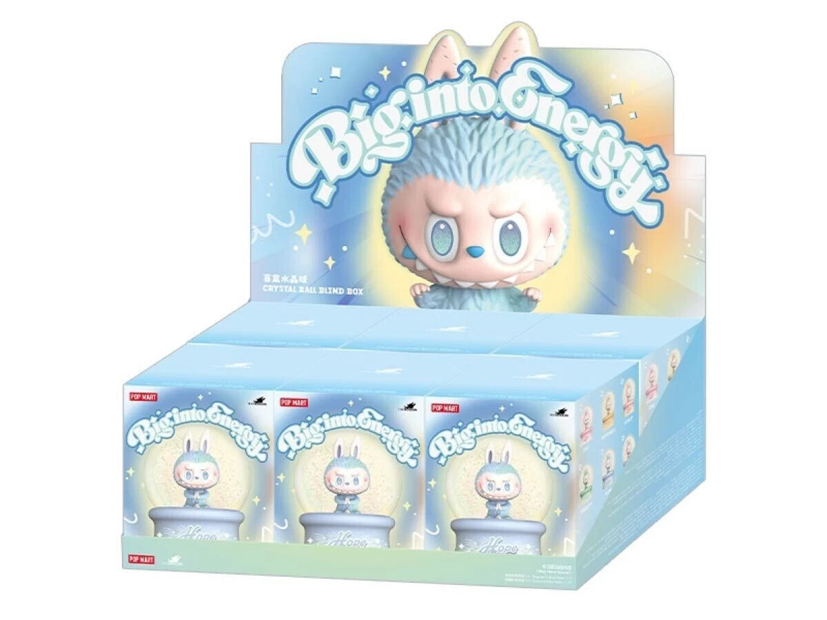 POP MART LABUBU THE MONSTERS Big into Energy Crystal Ball Assorted