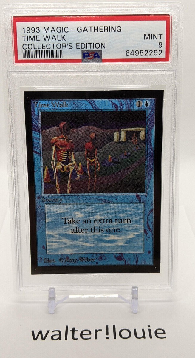 1993 Magic The Gathering MTG PSA 9 Time Walk Collector's Edition