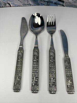 Hardanger KONGE TINN Pewter Norway Viking Norwegian Silverware