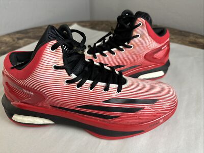 ADIDAS CRAZYLIGHT BOOST DAMIAN LILLARD RED/WHITE/BLACK C76574 Sz