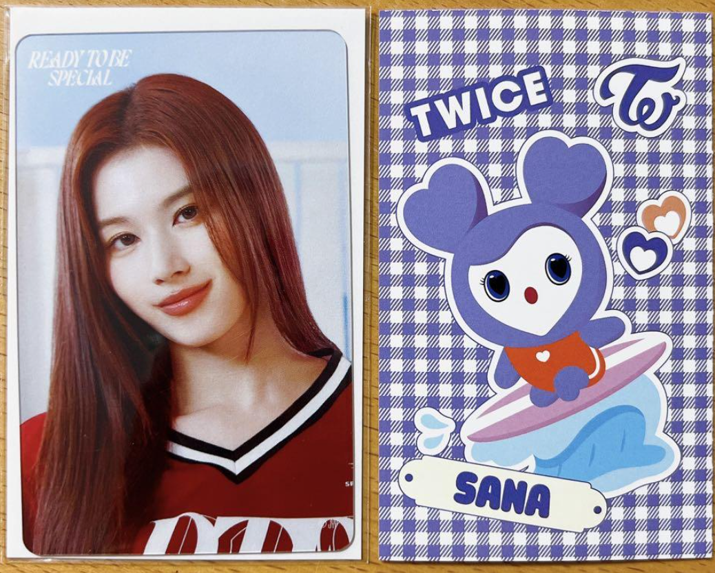 TWICE photocard 5TH WORLD TOUR READY TO BE JAPAN Lottery official