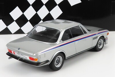 Minichamps 1973 BMW 3.0 CSL Coupe Silver Sealed Body 1:18*Brand