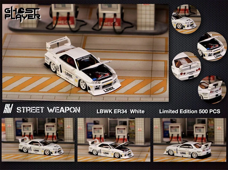 Street Weapon 1:64 LBWK Skyline ER34 LB Super Silhouette | eBay