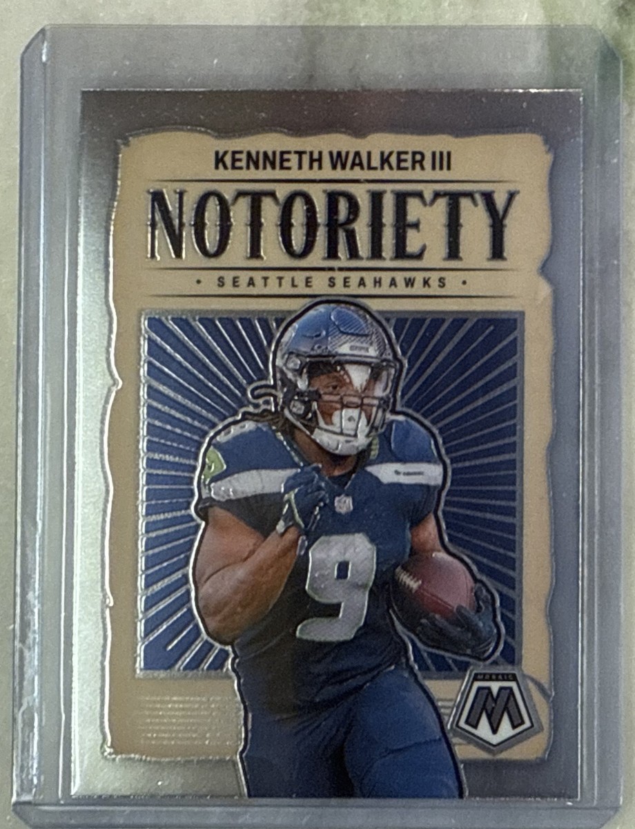 2024 Panini Mosaic Football Kenneth Walker III Notoriety Insert
