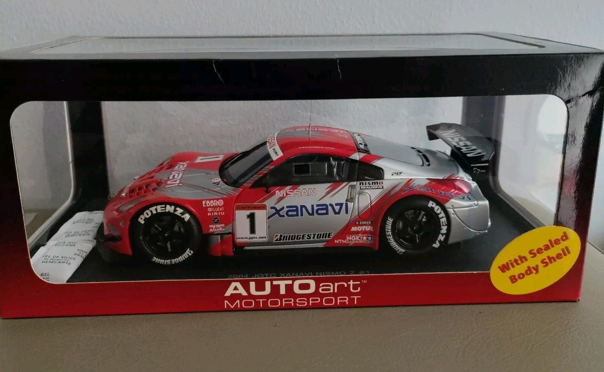AUTOart 1/18 Nissan 350 Z Fairlady Z Xanavi 350Z 2004 JGTC Nismo
